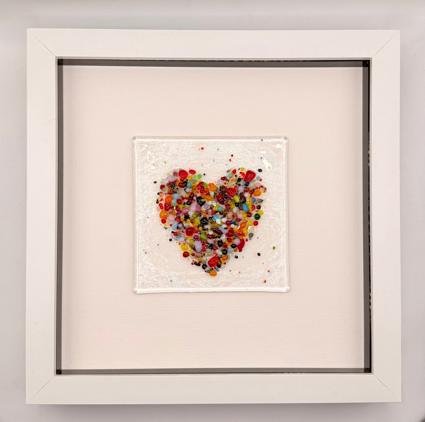 Rainbow Heart Framed Wall Art