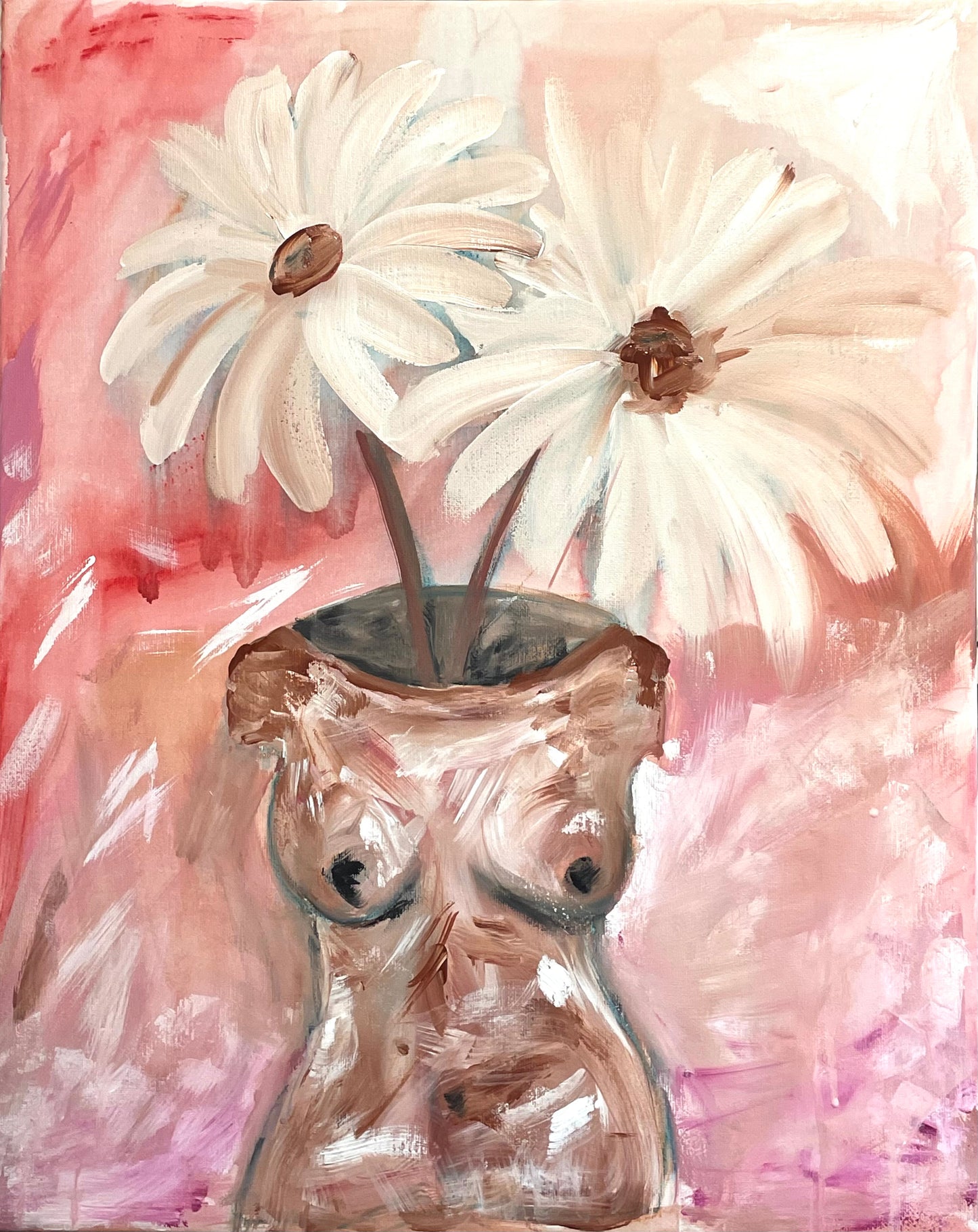 BOOB POT WALL ART CANVAS