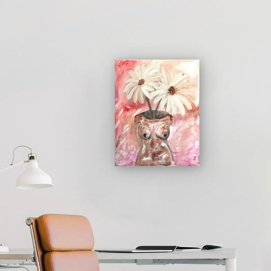 BOOB POT WALL ART CANVAS