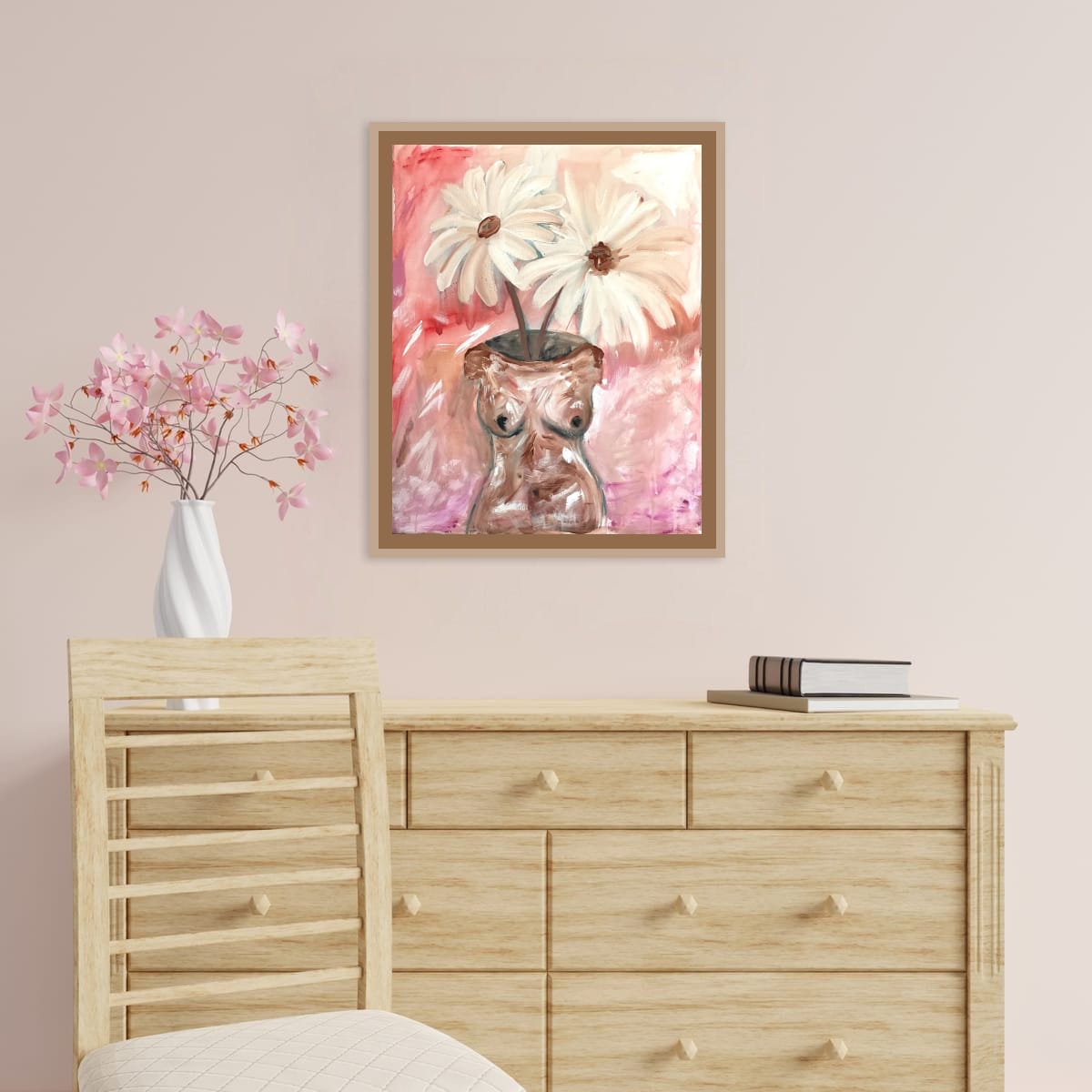 BOOB POT WALL ART CANVAS
