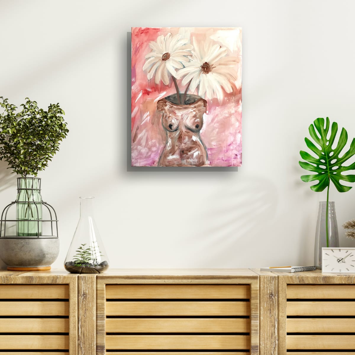BOOB POT WALL ART CANVAS