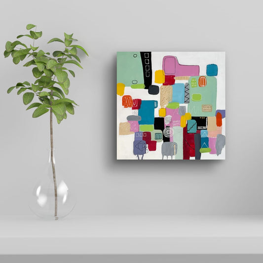 Pieces of a Happy Place Canvas Print