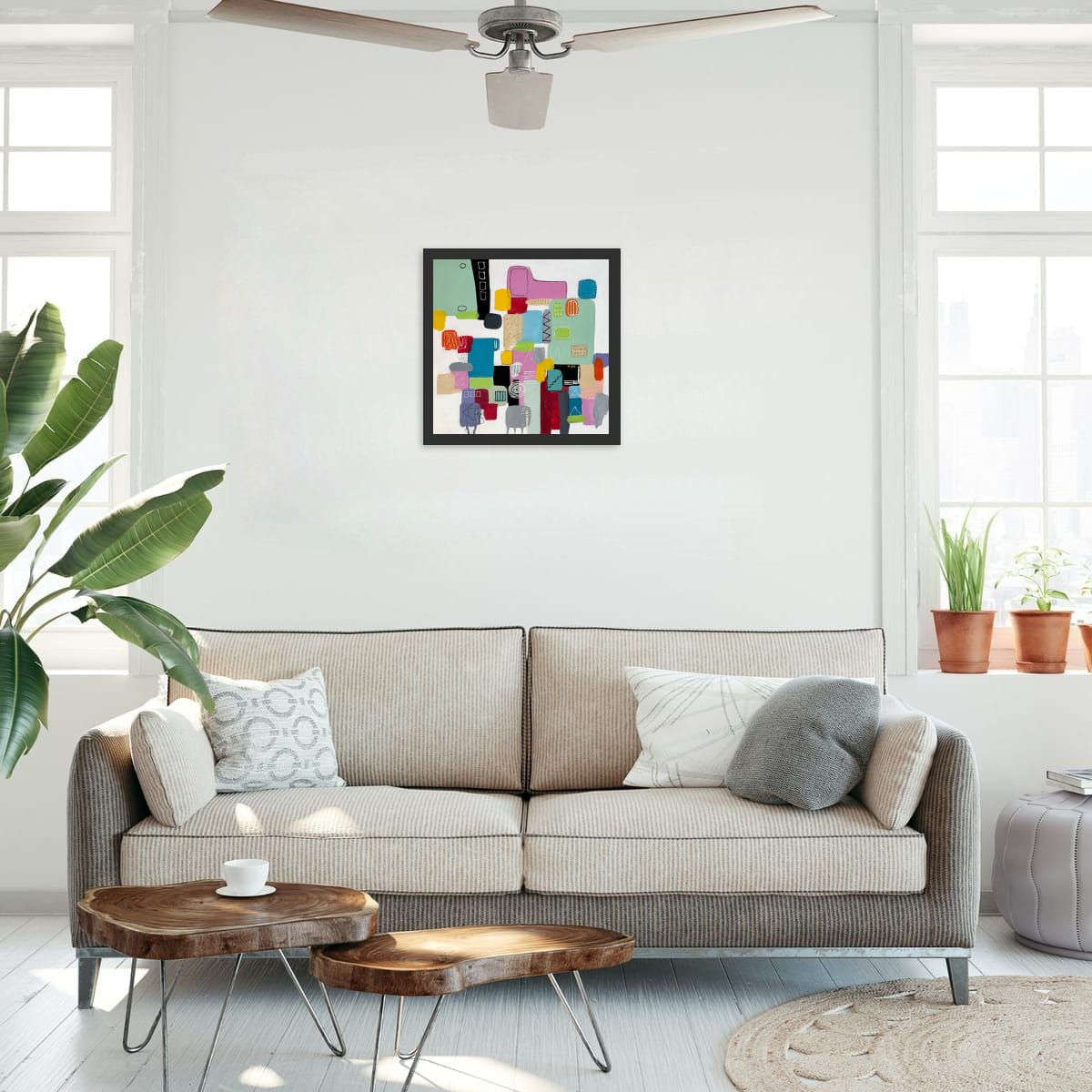 Pieces of a Happy Place Canvas Print