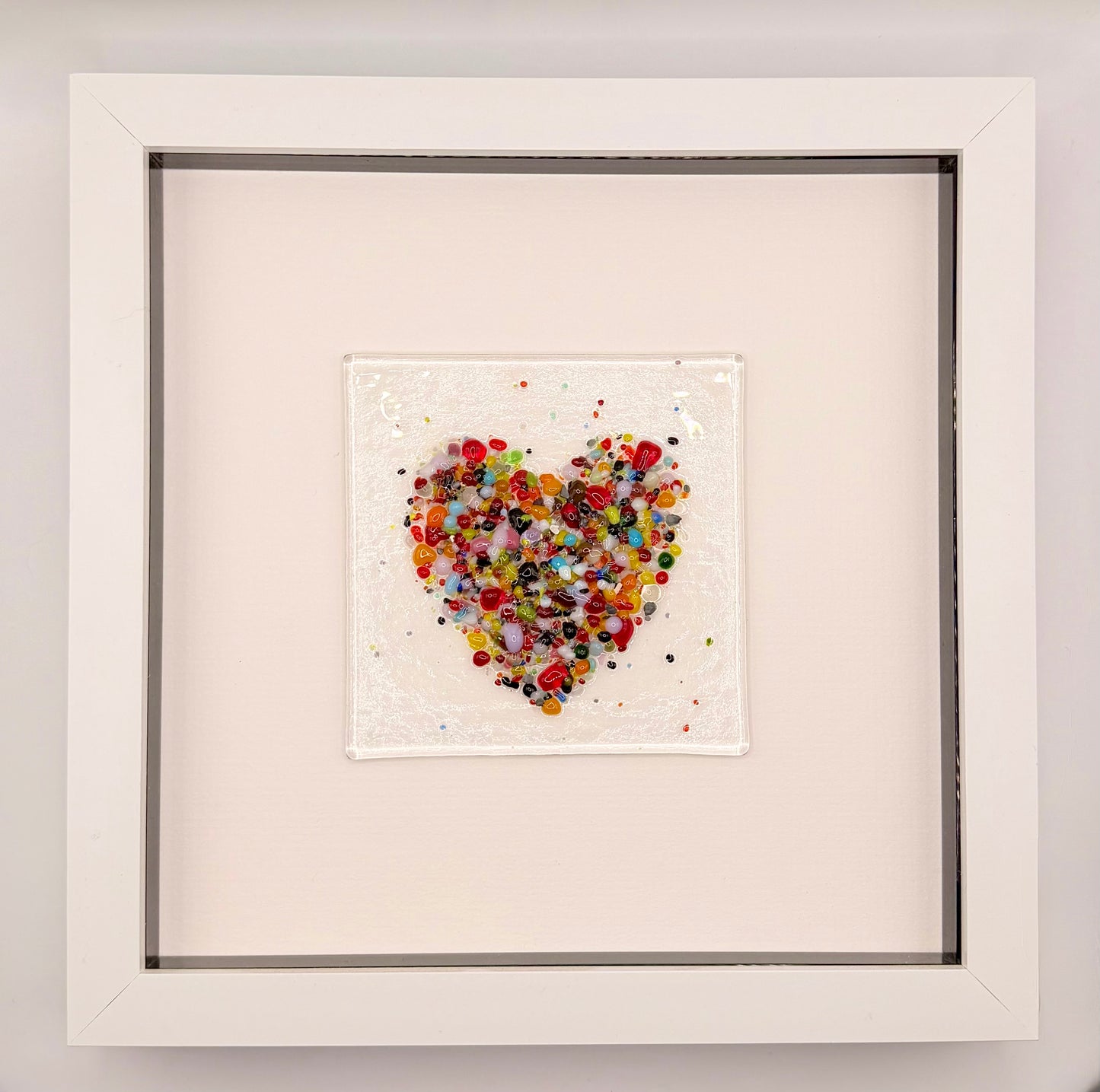 Rainbow Heart Framed Wall Art
