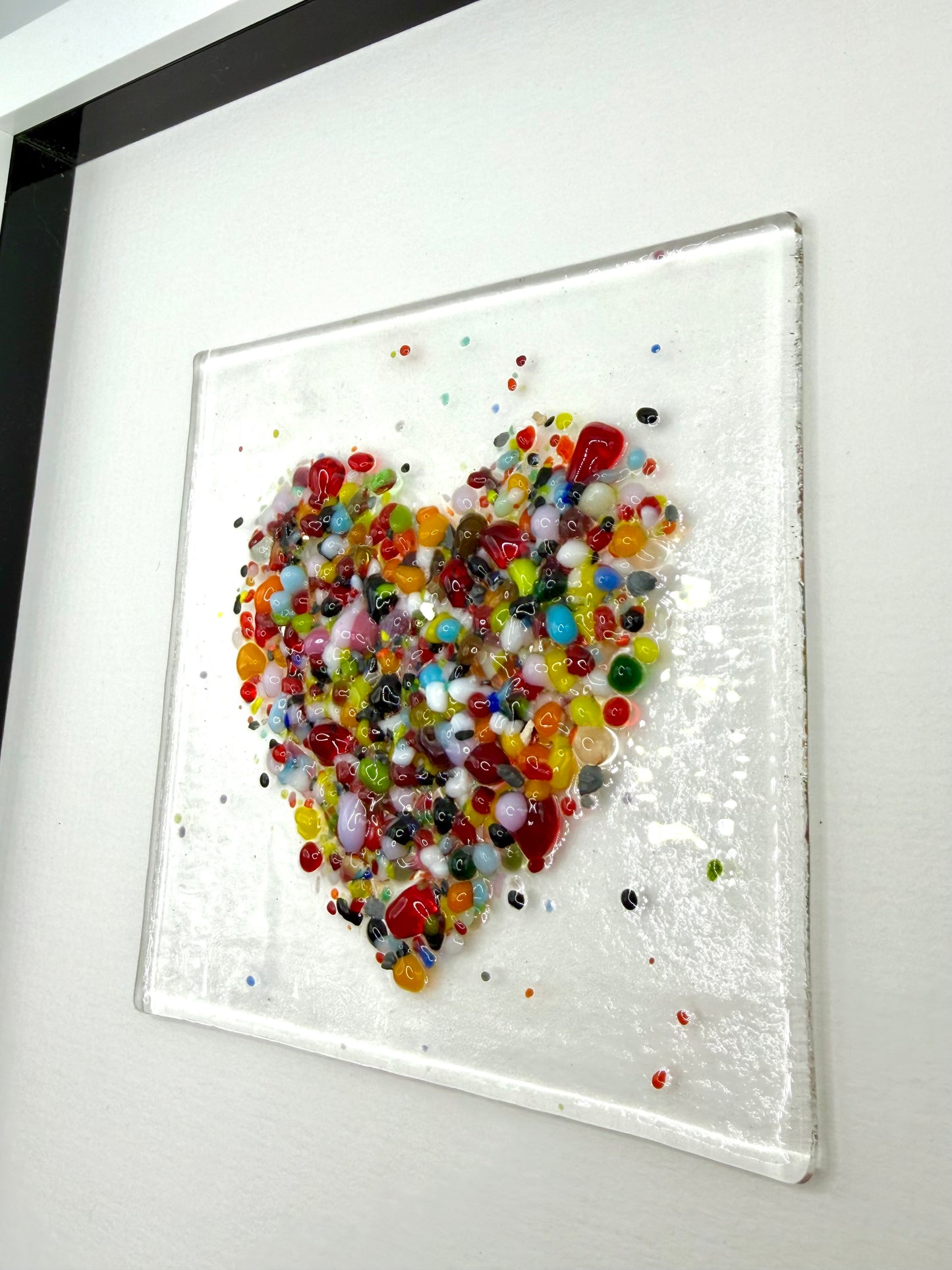 Rainbow Heart Framed Wall Art