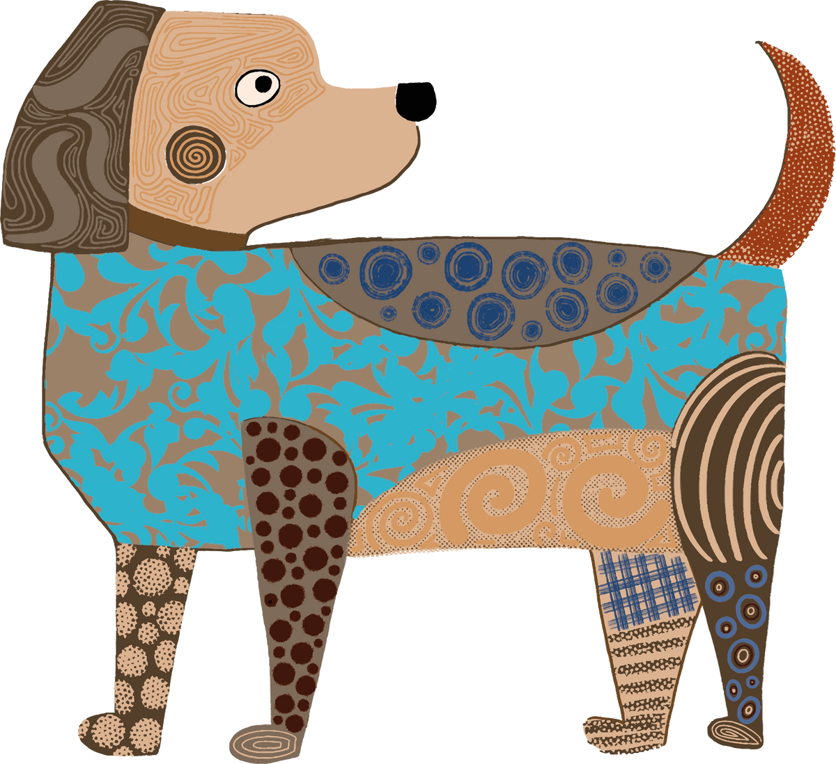 PATERNED DOG