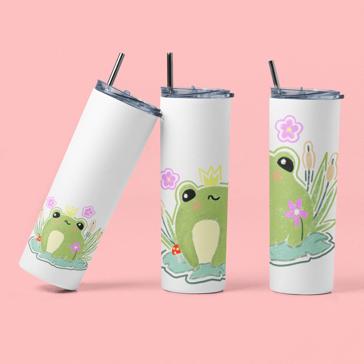 Cute Frog Prince PNG | Kawaii Frog Clipart