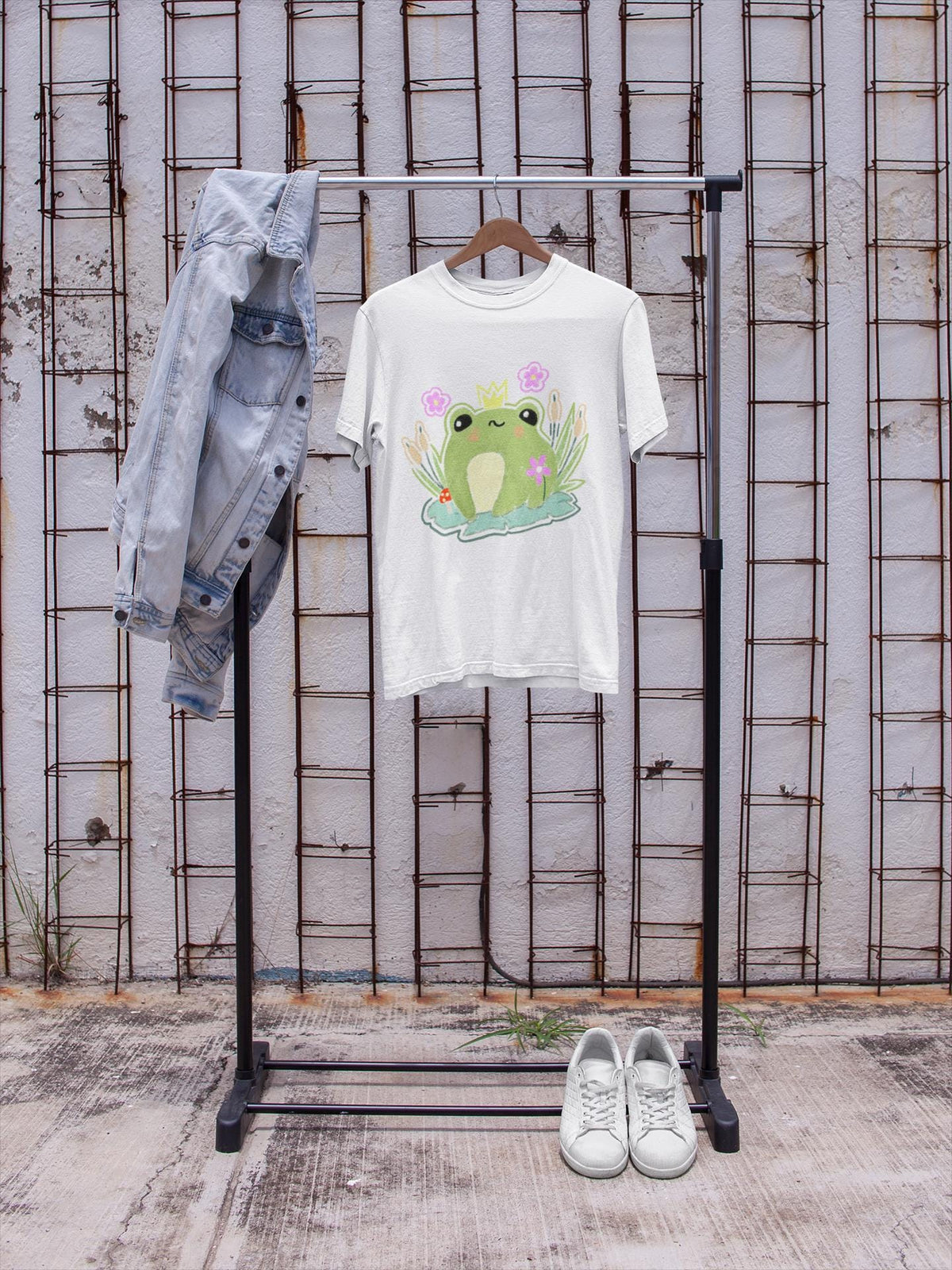Cute Frog Prince PNG | Kawaii Frog Clipart