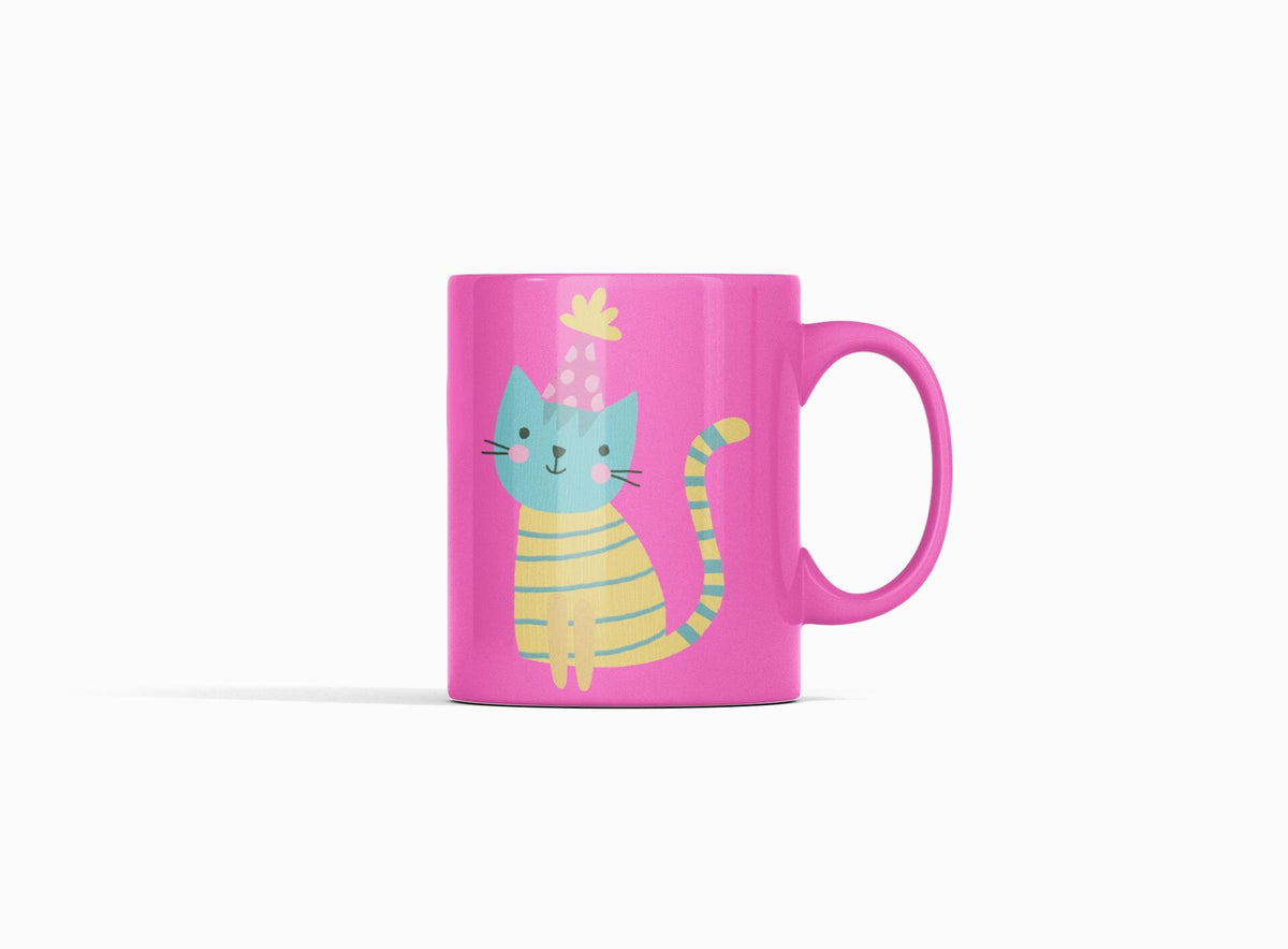 Party Cat SVG PNG JPG | Birthday Cat Clipart