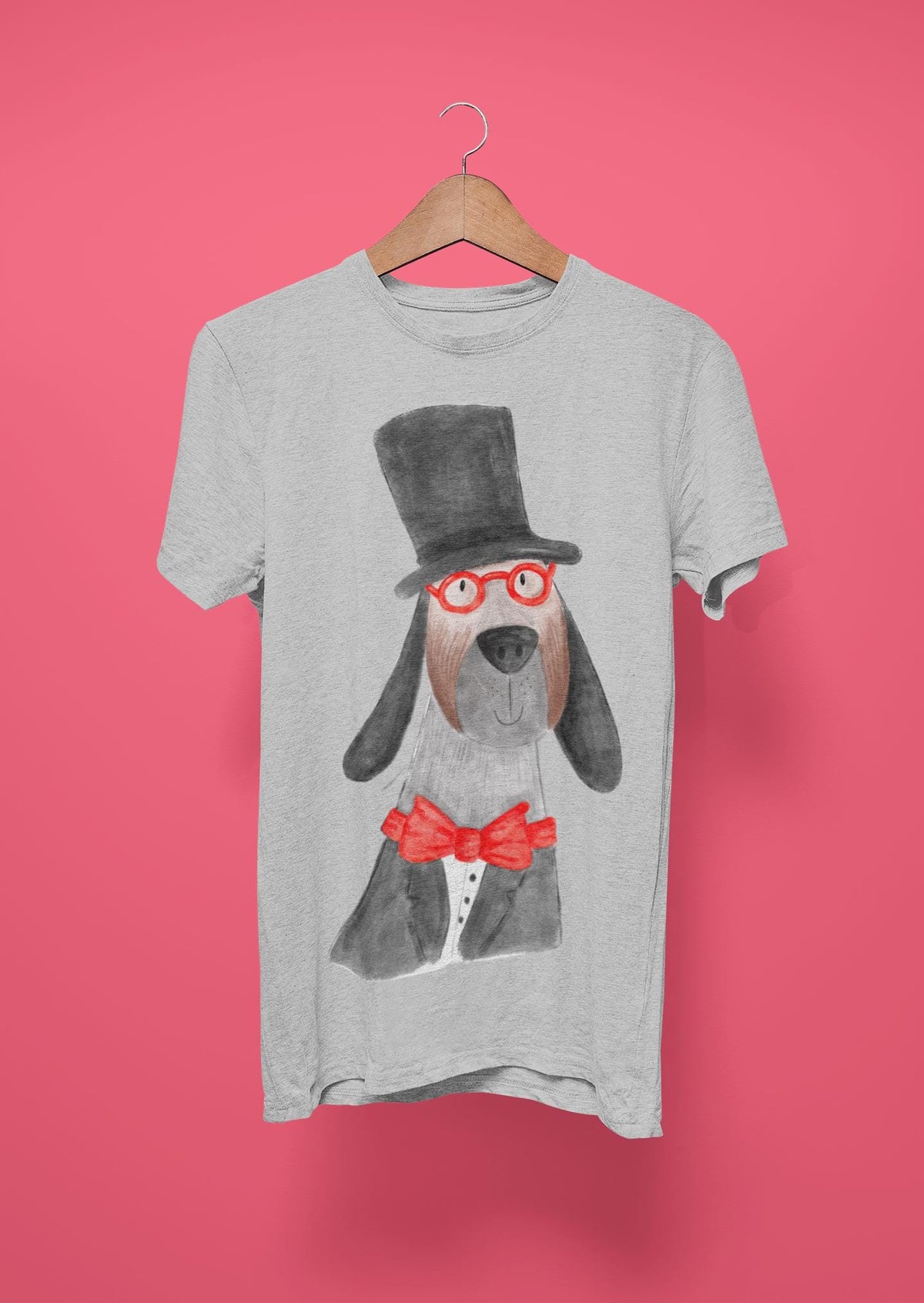 Top Dog Illustration SVG PNG JPG | Funny Dog Clipart