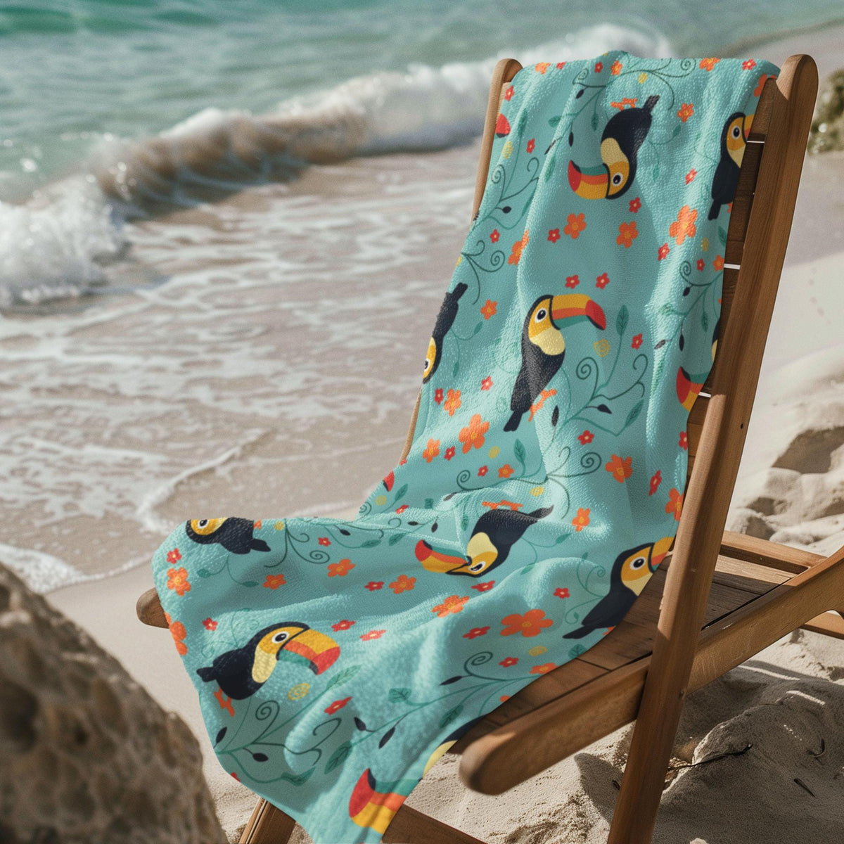 Toucan Seamless Pattern | Tropical Bird Digital Paper