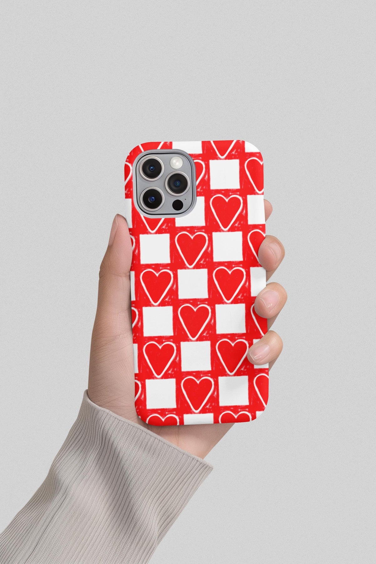 Red Heart Seamless Pattern Bundle | Valentine Digital Paper