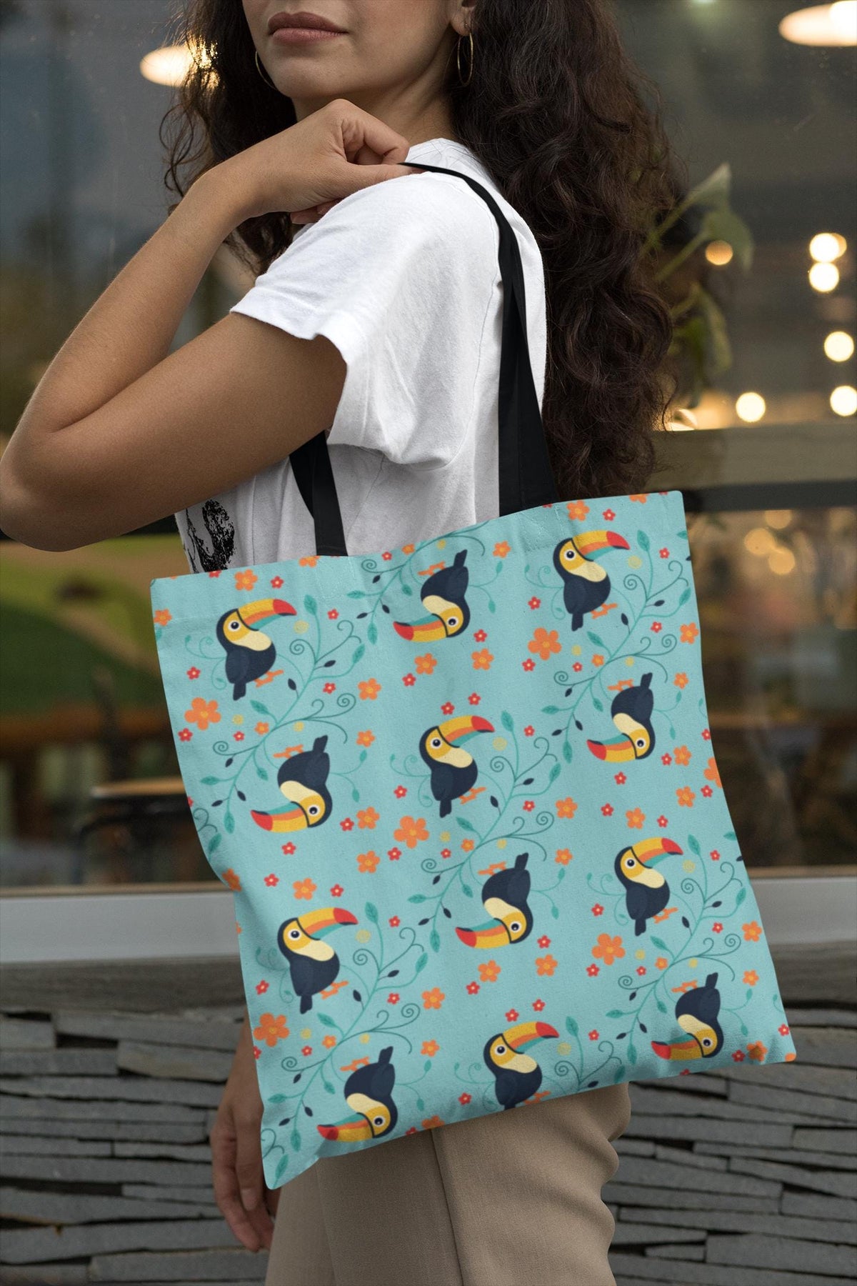 Toucan Seamless Pattern | Tropical Bird Digital Paper