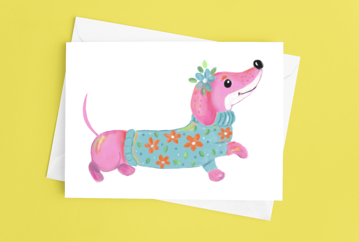 DASHSHUND DIGITAL CLIPART PNG