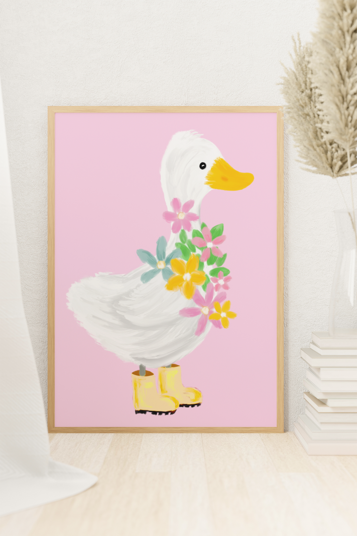 FLORAL DUCK GOOSE