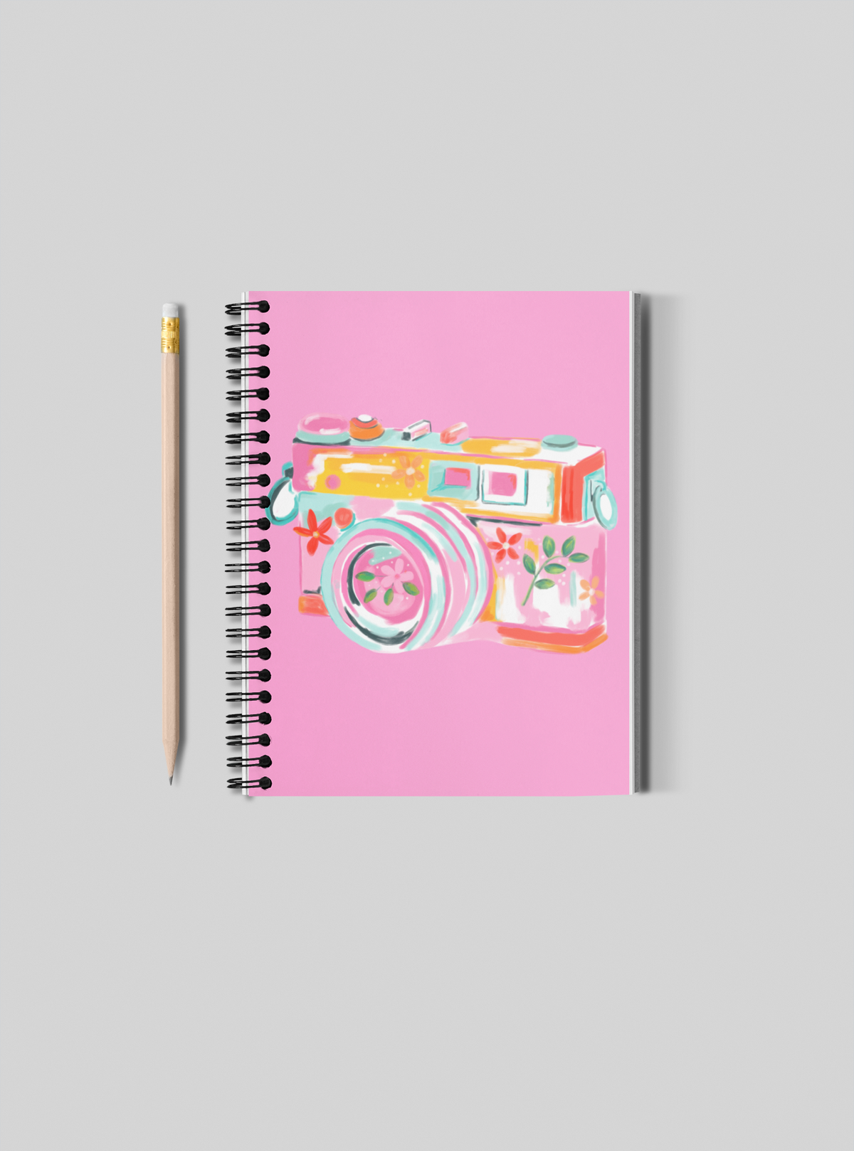 Pink Camera PNG, Floral Camera Clipart, Retro Camera Illustration, Photographer Sublimation Design, Photography Digital Download